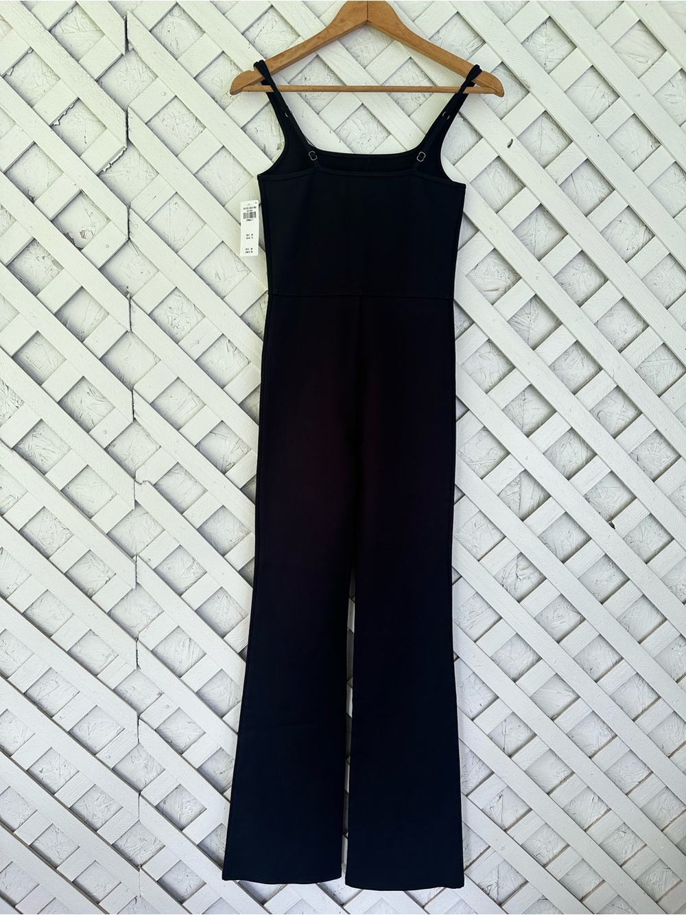 Abercrombie & Fitch Black Bootcut Flared Jumpsuit Fitted/Flared XST New - Picture 4 of 12